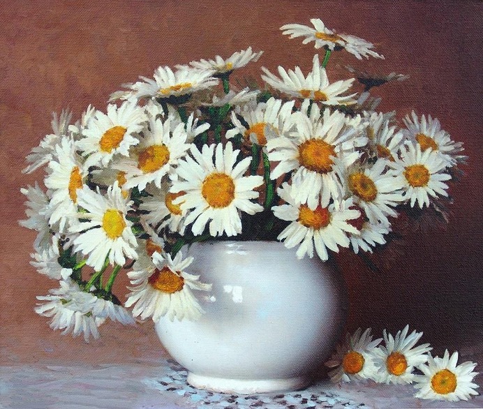 daisy painting & daisy paint by number #painting