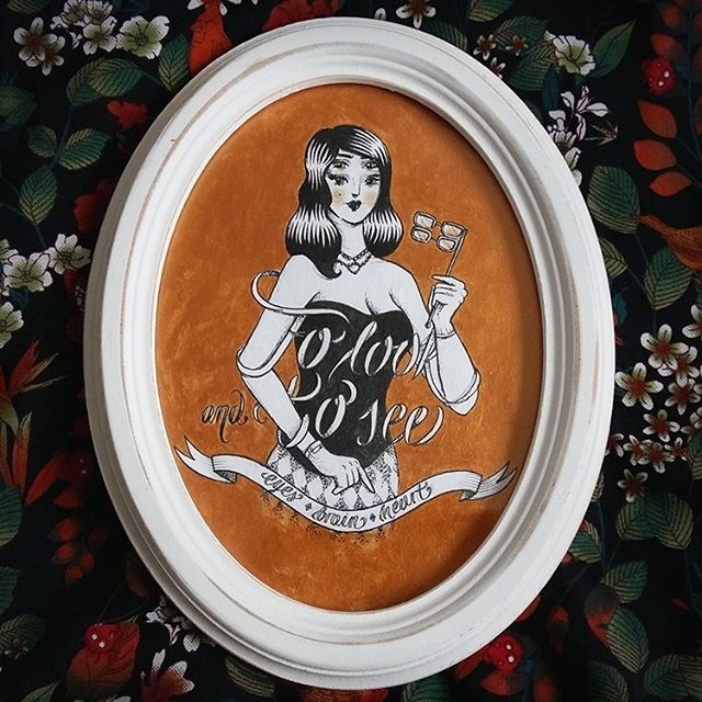 #look #type #retro #frame #tattoo #lettering #illustration #blackandwhite #painting #drawing Magic Suitcase on Instagram