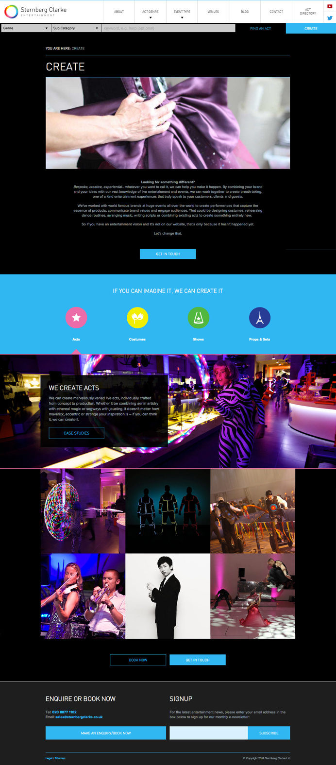 Sternberg Clarke Responsive website update