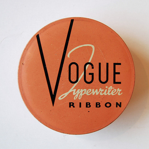 vintage typewriter ribbon tin #packaging #tin #ribbon #typewriter #typography