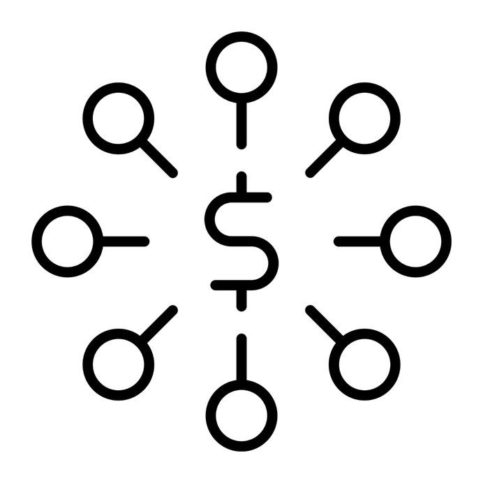 See more icon inspiration related to scheme, connection, network, networking, dollar symbol, business, business and finance, seo and web and circles on Flaticon.