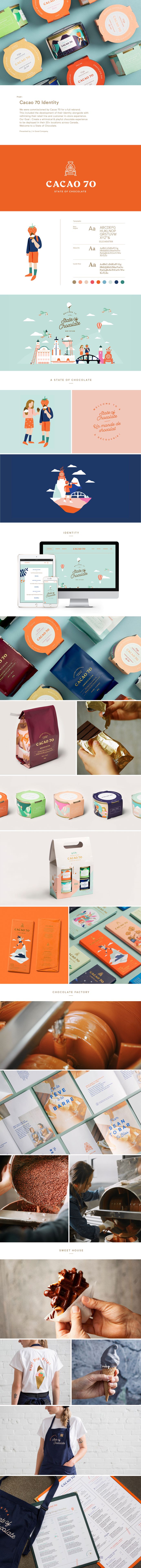 CACAO 70, Brand Identity on Behance