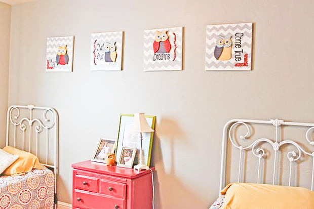 #Create #Owl #ADorable #Wall #Art #DIY