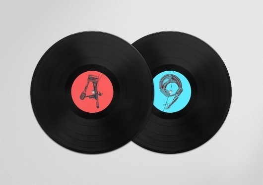 Bureau Bruneau #branding #people #vinyl #music #love #typography