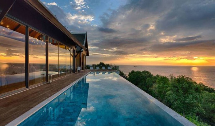 This 5 bedroom luxury phuket villa is an ultra-exclusive hilldside villa estate on Phuket's tranquil northwest coast. Book with Villa Getaways.