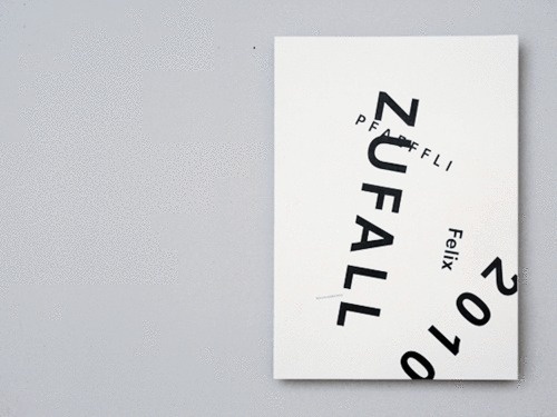 Felix Pfaeffli #cover #typographic