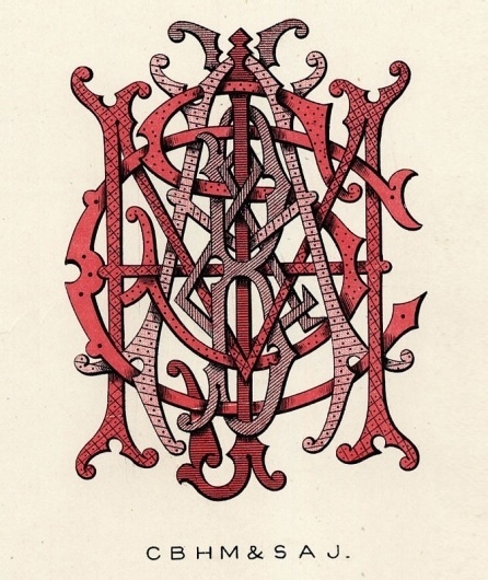 Type Thursday: Wilkinson, Heywood and Clark Ltd Monograms | Sub/Conscious Meanderings #old #london #monogram #clark #vintage #type #jeywood #wilkinson #typography