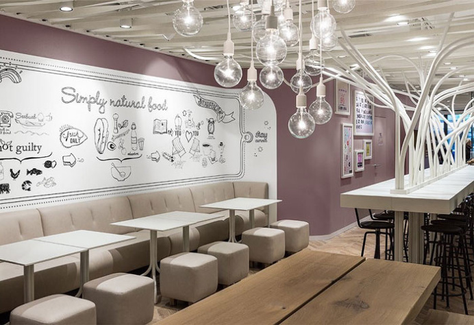 Restaurant Decor Inspired by Nature