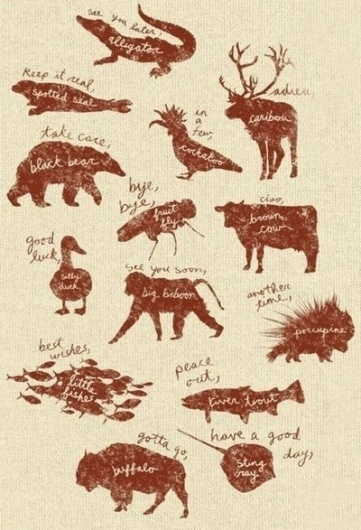 Juxtapost - My great finds #paper #kraft #animals