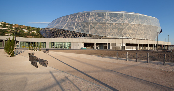 CJWHO ™ (Willmote Allianz Rivera, Aspremont, France by...) #france #design #stadium #soccer #aspremont #architecture