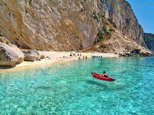 Greece, Aspri Ammos Beach, Othoni Island #island #othoni