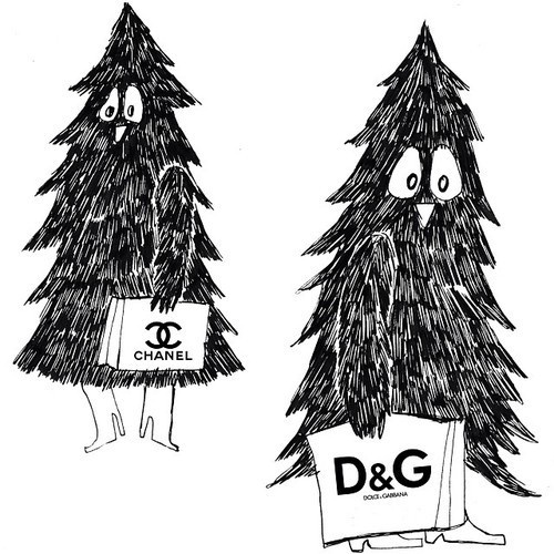 extra Kak 9 is out the #holidays issue #christmas #shopping #fashion #christmastree #extrakak #fanzine #illustration #drawing