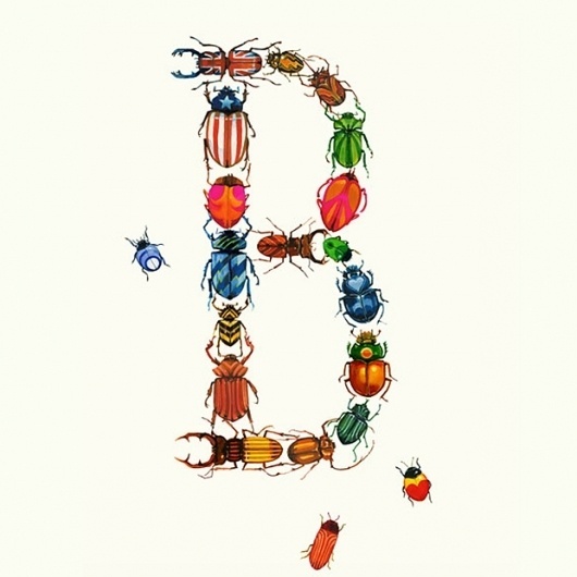 Heart Artist's Agents - Artists - Michael Gillette - Galleries - Michael Gillette 1 #illustration #bugs #typography
