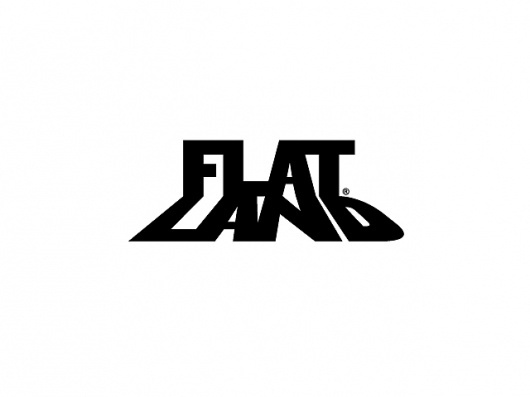 B/W : Ahab Nimry, http://ahabnimry.com/ #mark #flat #perspective #land #black #concept #logo #shadow