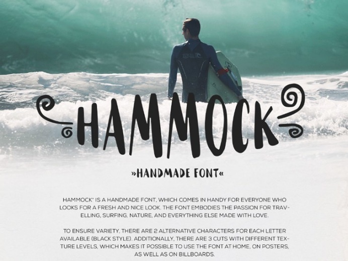 Hammock - Free Handmade Font