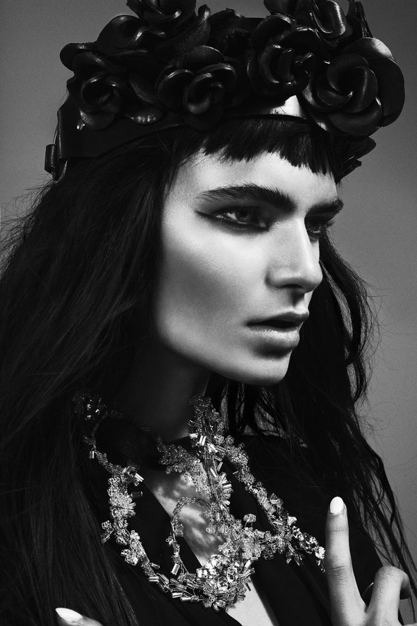 Nouk Torsing by Djamel Boucly in 'Fierce Creature' for FGR (10) #fashion #woman #black