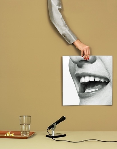 speech.jpg (409×520) #surreal #photography #mouth #clean