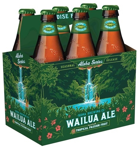 Kona Wailua Ale Packaging #packaging #beer #label #bottle