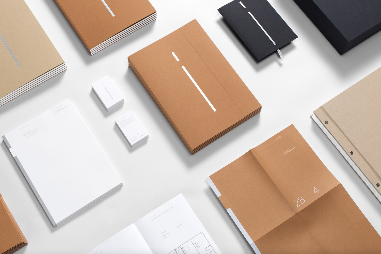 Branding new. Minimalism Stationary.