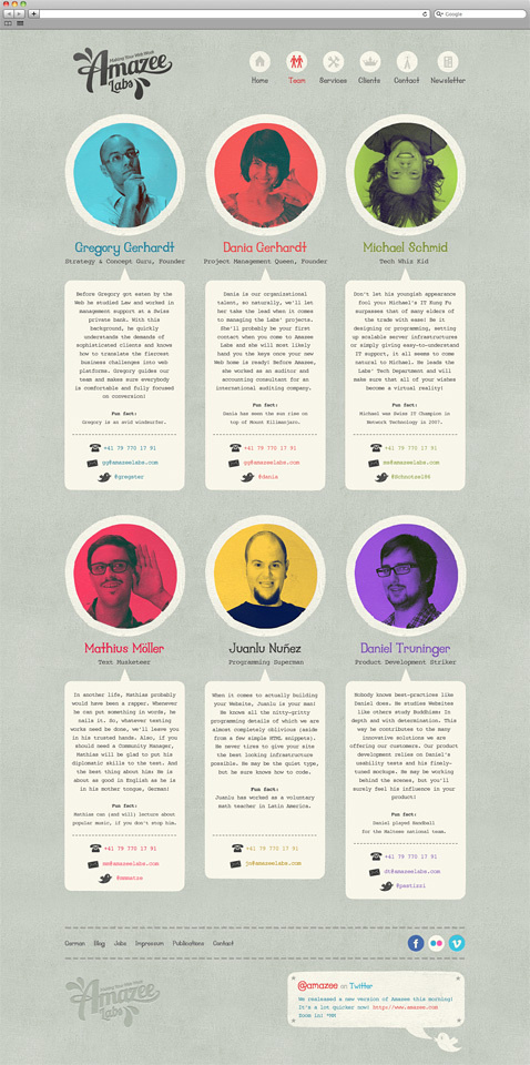 Web UI image inspiration on Designspiration